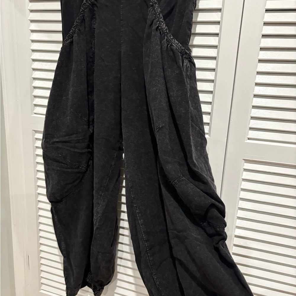 Black Women's Harem- Casual Draped Pants